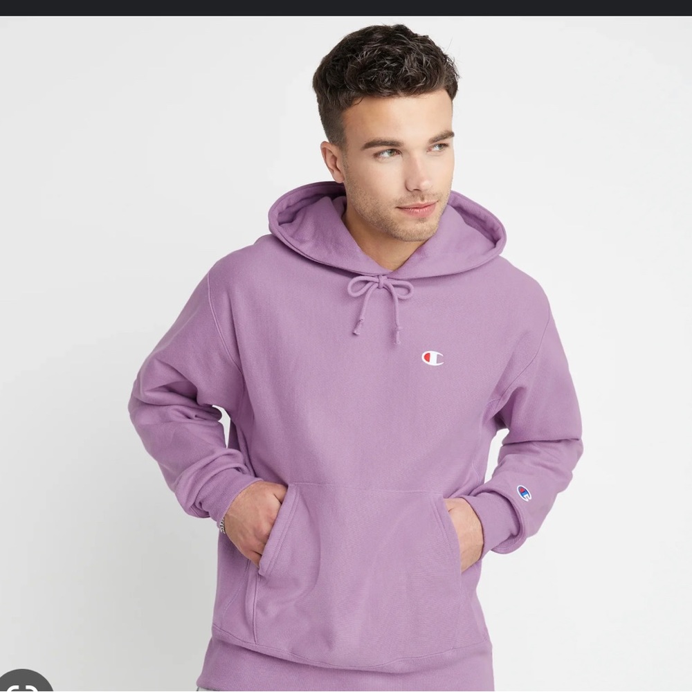 Men’s Champion Large Reverse Weave Hooded Sweatshirt!